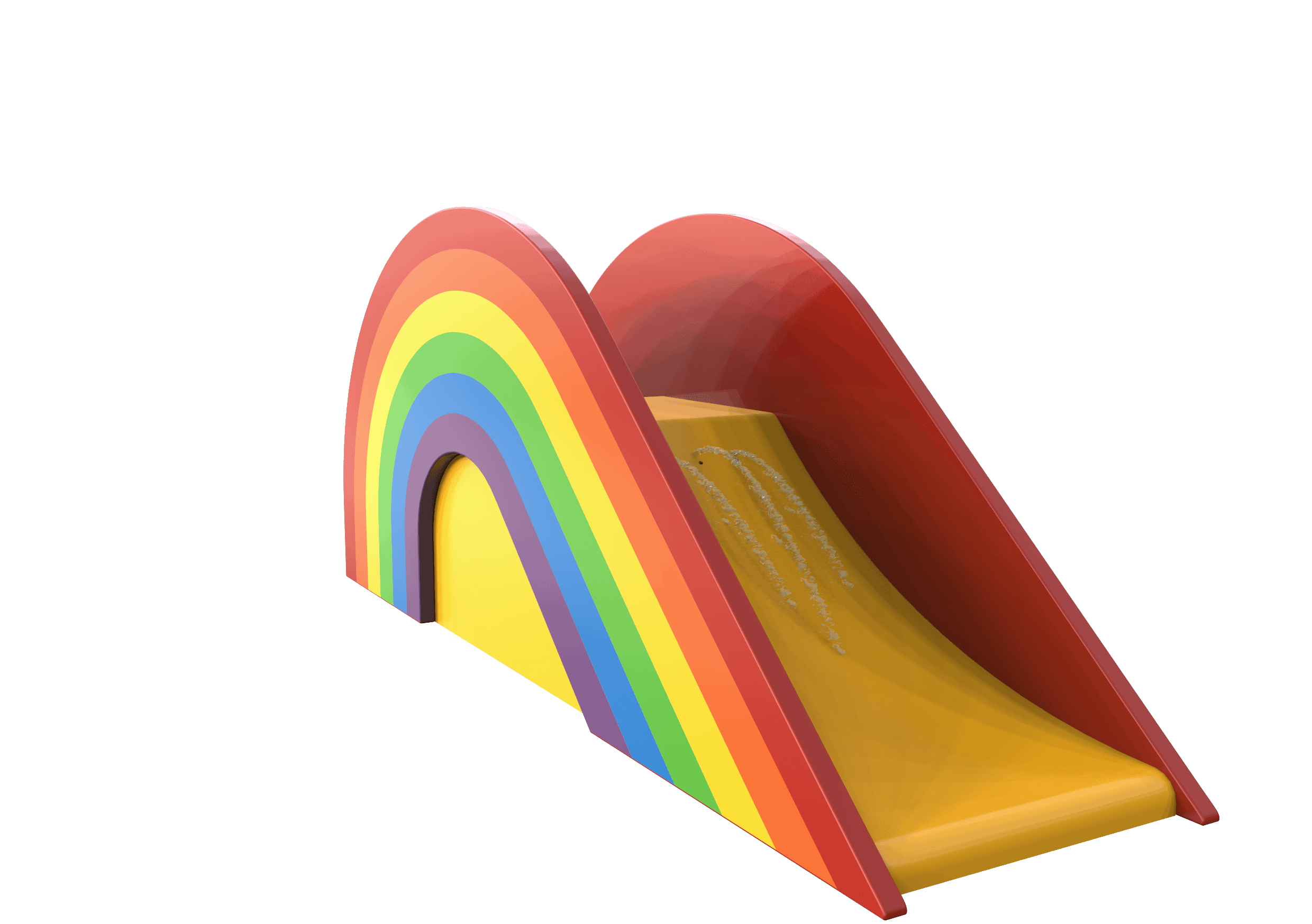 Slide rainbow top