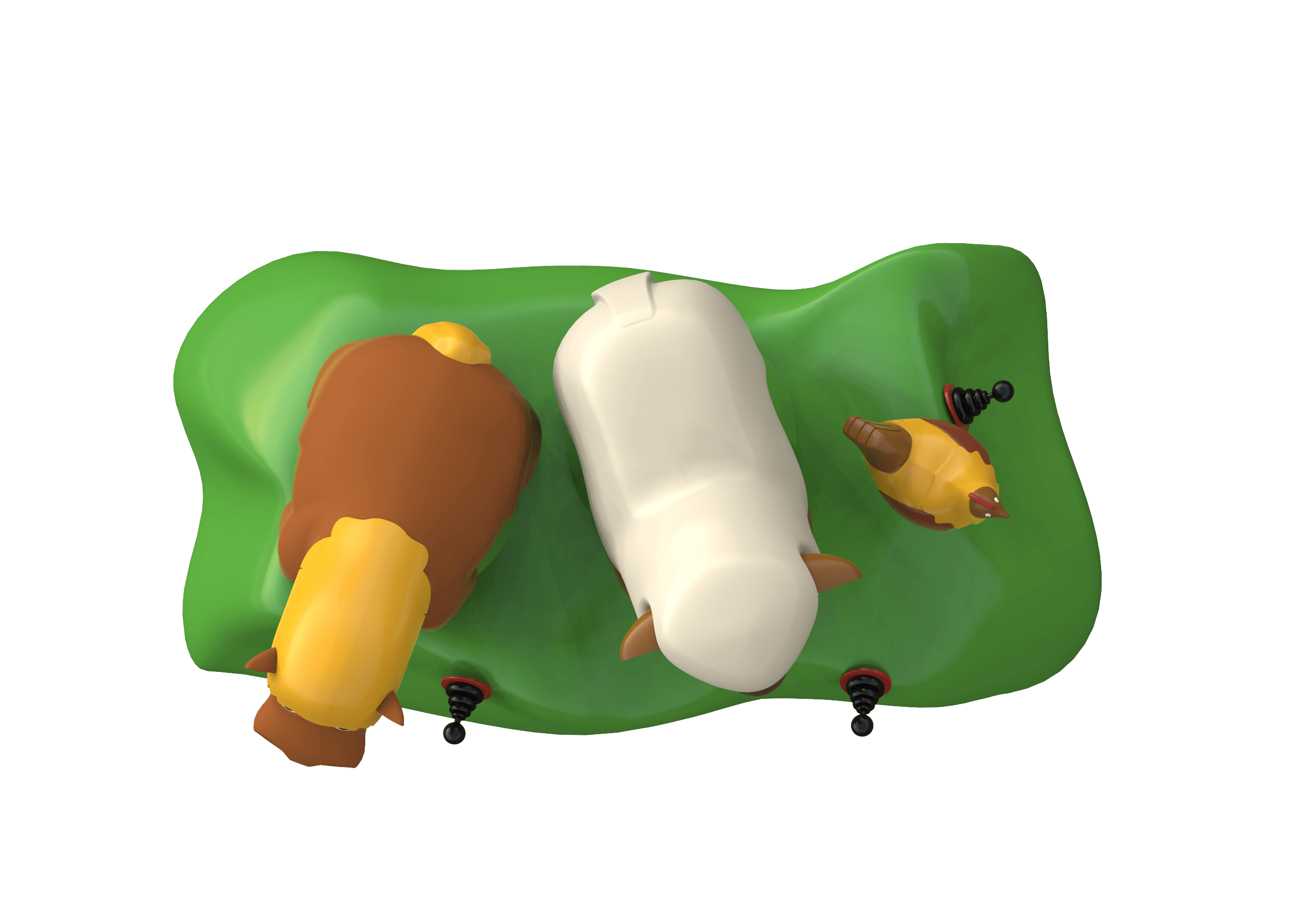 Farm island with hand pump | Aquadrolics