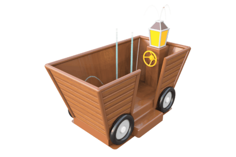 1125 9364 Mine Cart Interactive Music And Seats Water Perspective