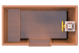 1125 9364 Mine Cart Interactive Music And Seats Water Top