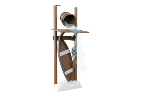 1135 9392 Canoe Tumble Bucket Ice Perspective