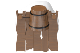 1135 9392 Canoe Tumble Bucket Ice Top