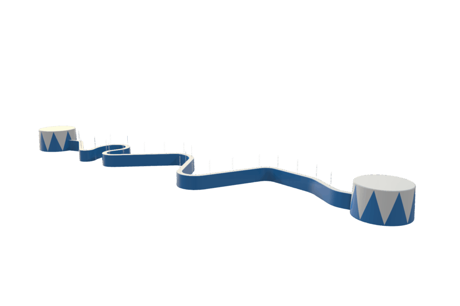 Balance beam Ice Aquadrolics