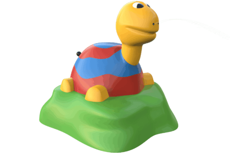 1110 8929 Turtle Coloured With Hand Pump Perspective