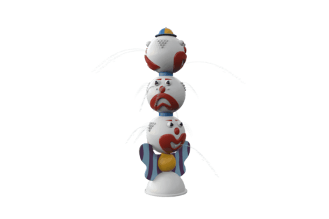 1110 8935 Clowns totem Three headed Perspective