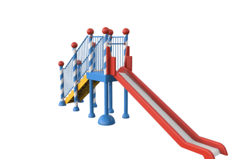 1110 9405 Tower With Slide Coloured Perspective