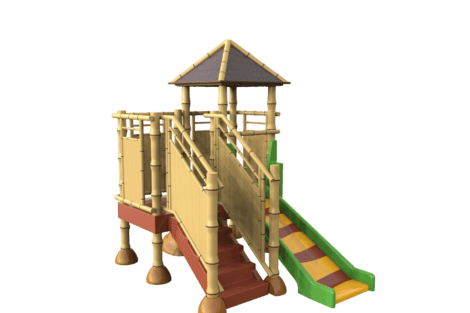1120 9633 Hut With Balcony Jungle Perspective