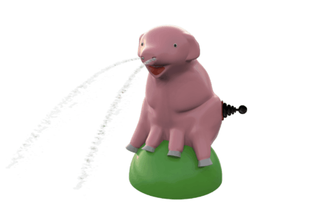 1130 9708 Pig With Hand Pump Perspective