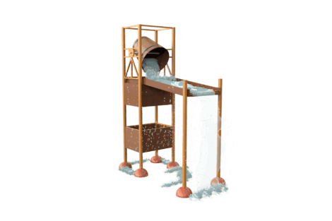 1130 9846 Wooden Tumble Tower Perspective