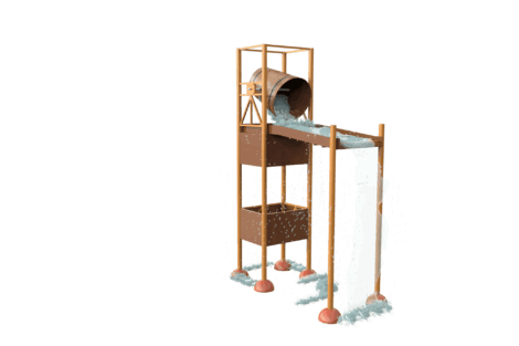 1130 9847 Wooden Tumble Tower L Perspective