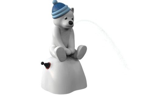1135 9391 Polar bear With Hand Pump Perspective