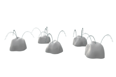 1135 9702 Surprise Fountain Ice Rocks Perspective