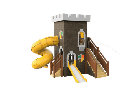 1140 4006 Castle Tower With Slide Perspective