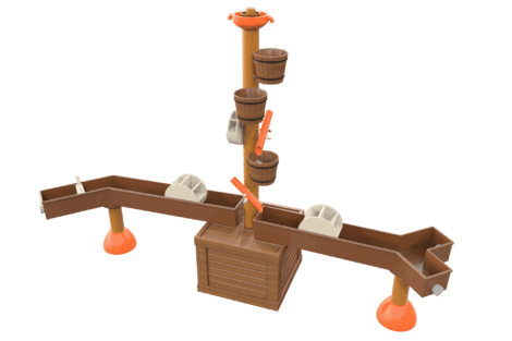 1140 9850 Water Play Table L Knights Pirates Perspective