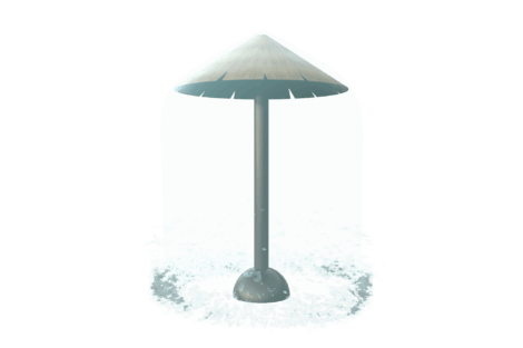 1150 9302 Caribbean Parasol Perspective