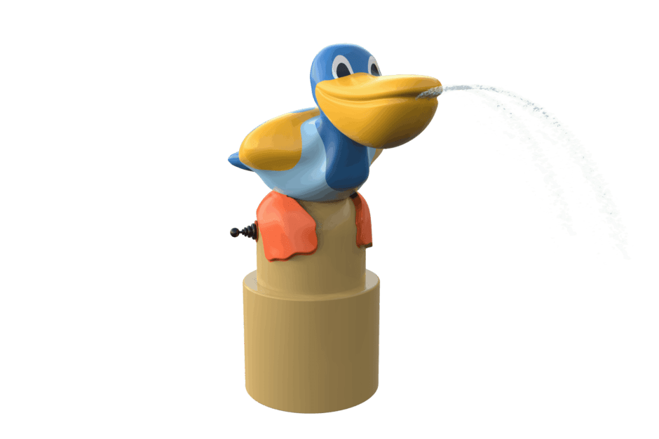 Pelican | Beach with hand pump