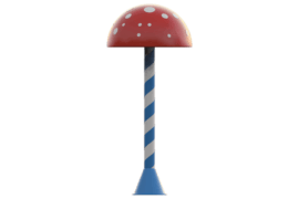 1110 9038 Mushroom Ø 120 Cm Coloured Front