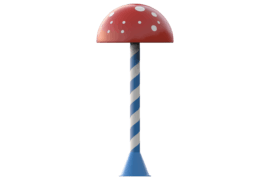 1110 9038 Mushroom Ø 120 Cm Coloured Side
