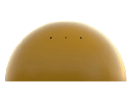 1110 9214 Half A Ball Ø 40 Cm Coloured Front