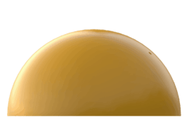 1110 9214 Half A Ball Ø 40 Cm Coloured Side