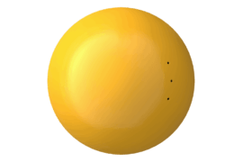 1110 9214 Half A Ball Ø 40 Cm Coloured Top