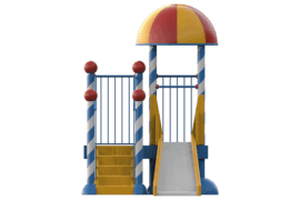 1110 9633 Hut With Balcony Coloured Front