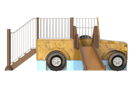 1120 9852 Jeep With Slide Side