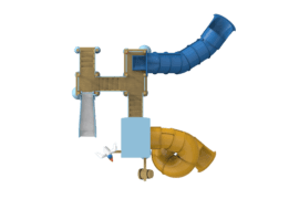 1150 9318 Beach house XL with slides Top