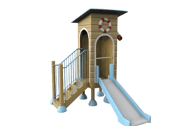 1150 9316 Beach House With Slide Perspective